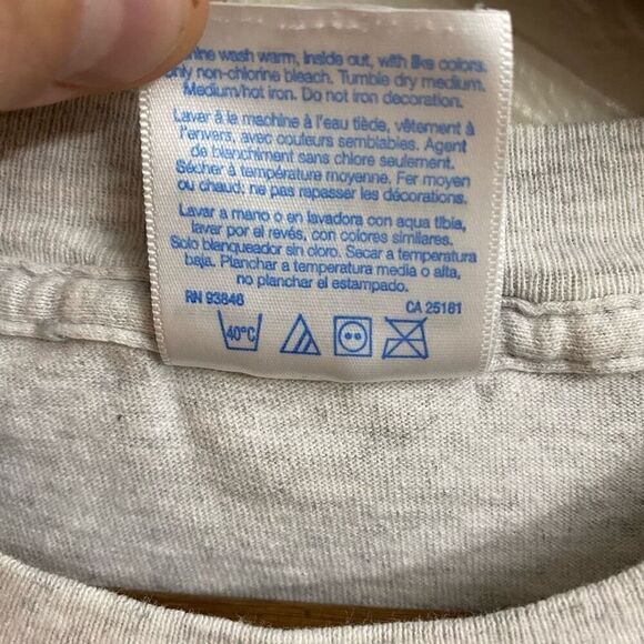 Gildan Activewear Men 2004 Grateful"Dead Sync Uncle Sam Skeleton T-shirt Gray XL - Picture 7 of 7